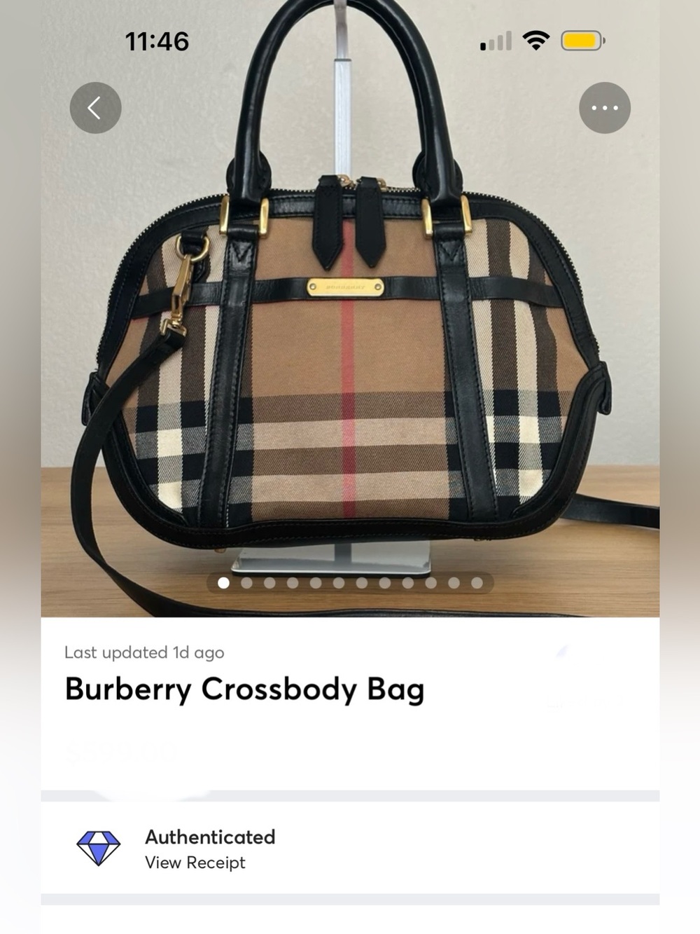 Burberry alma crossbody bag - Picture 3 of 16